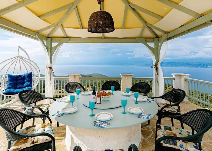 فيلة Orizontas Corfu, Private With Breathtaking Views *