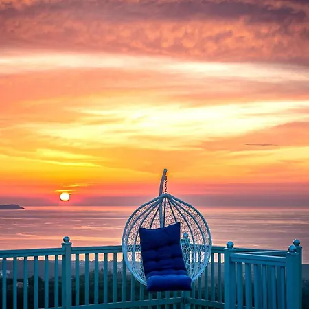 וילה Orizontas Corfu, Private With Breathtaking Views *
