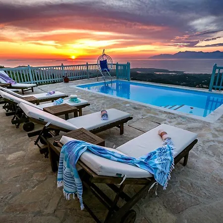 Orizontas Corfu, Private With Breathtaking Views * Loutses