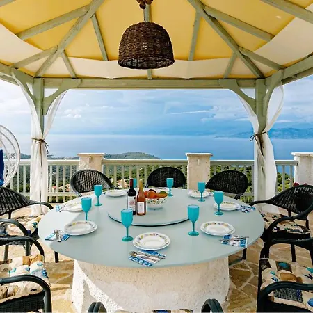 Villa Orizontas Corfu, Private With Breathtaking Views *