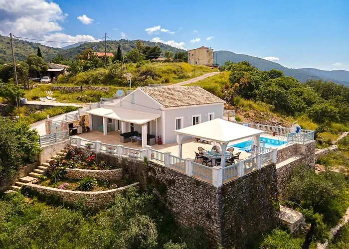 Orizontas Corfu, Private With Breathtaking Views * Loútsai