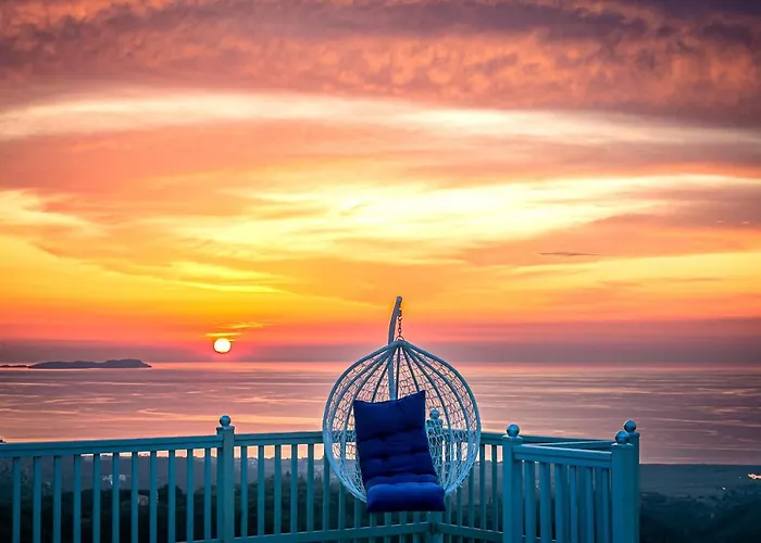 Villa Orizontas Corfu, Private With Breathtaking Views *