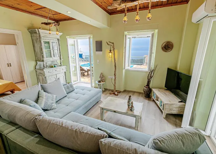 Orizontas Corfu, Private With Breathtaking Views Loútsai