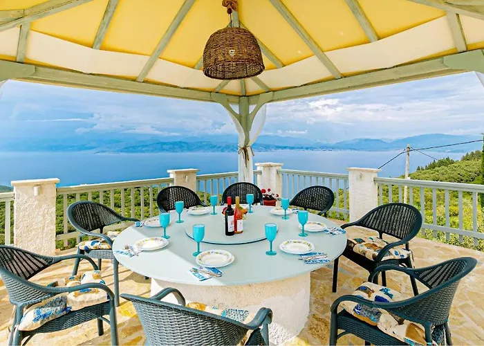 Orizontas Corfu, Private With Breathtaking Views Villa
